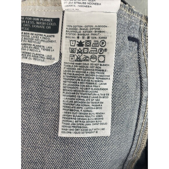 Levis Premium Denim Jean Trucker Jacket Snoopy Legit Mens Large Blue Button NWOT - Picture 8 of 9